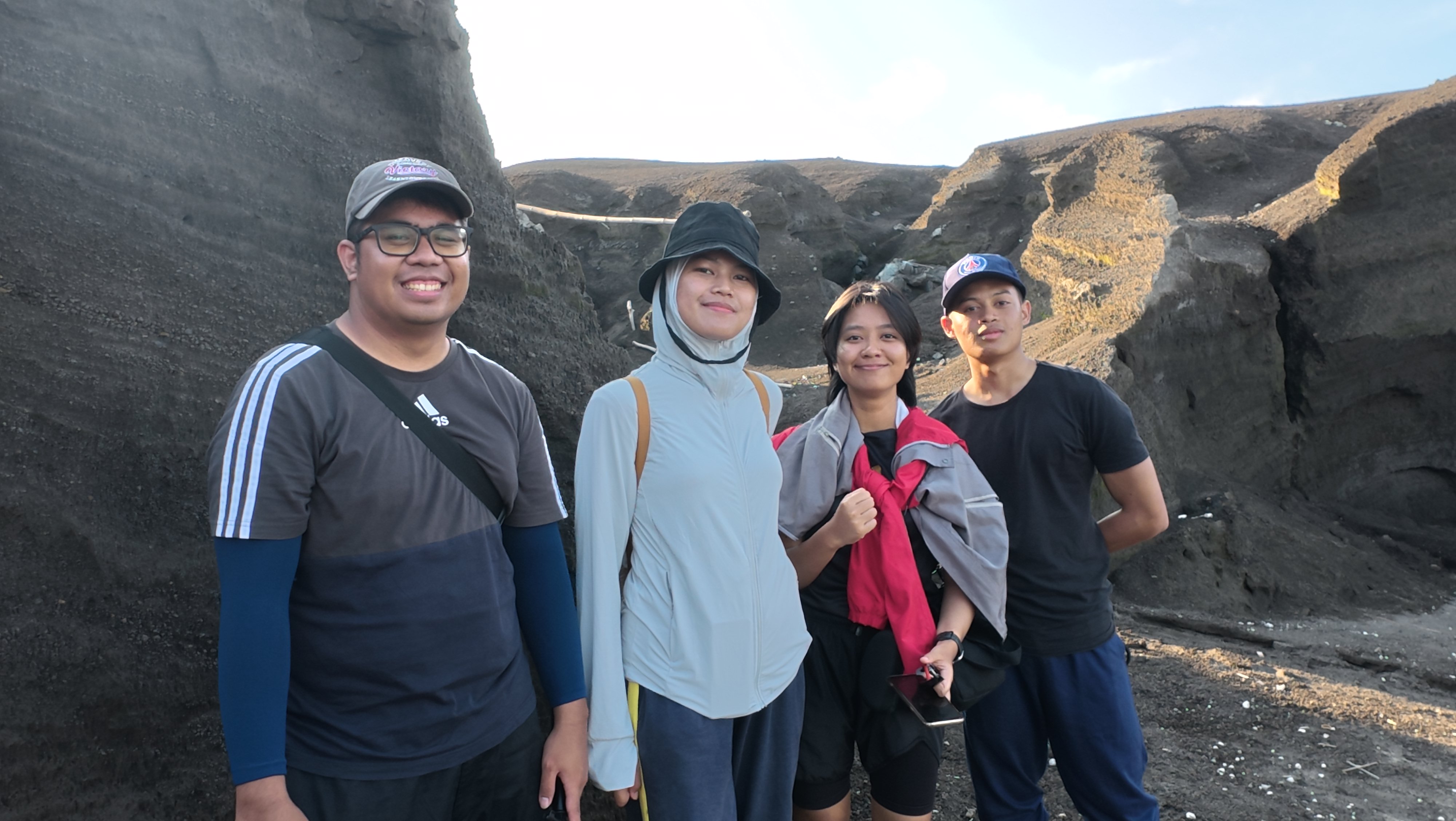 Group picture at Anak Krakatau